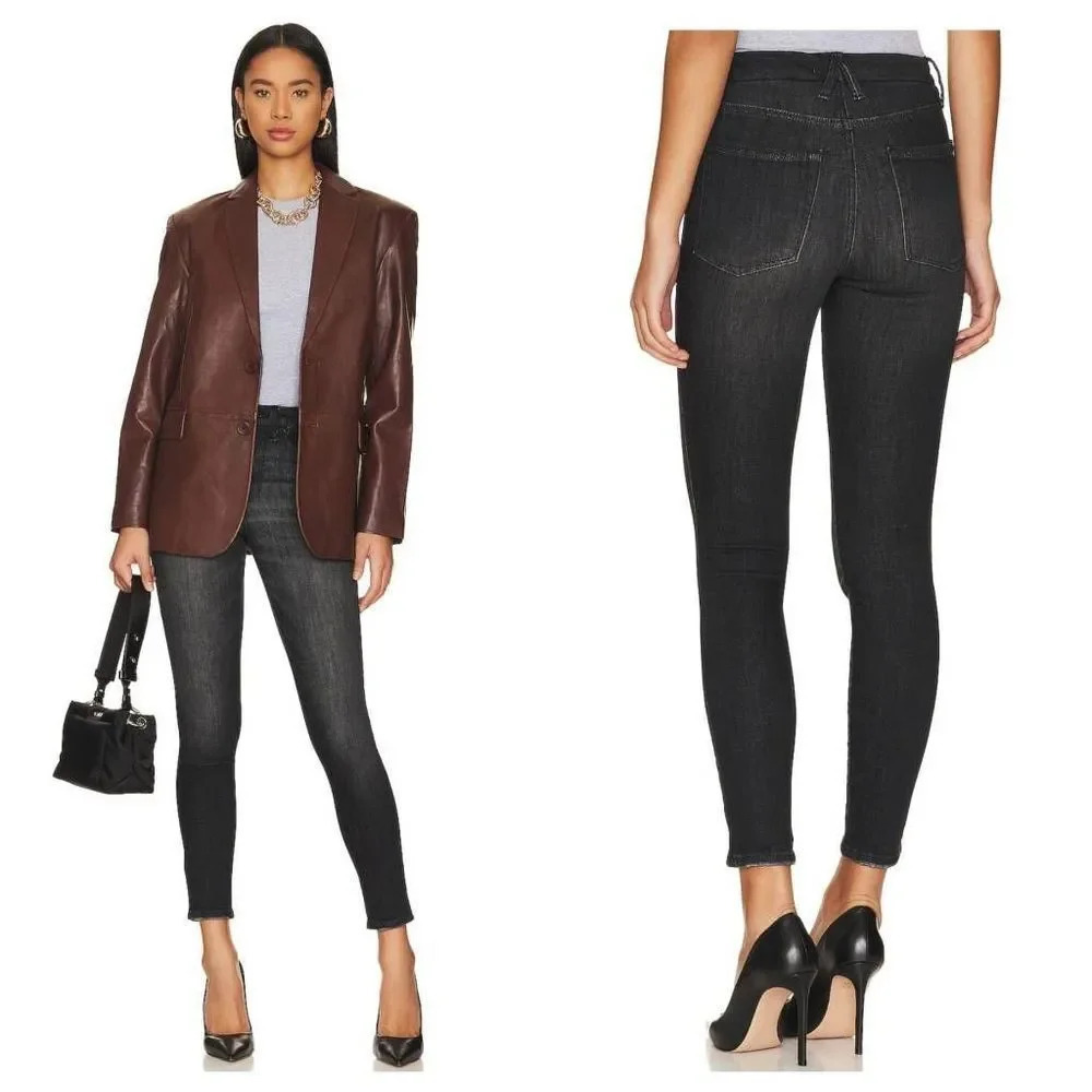 Good American Good Legs Skinny in Black Sz 2 or 26